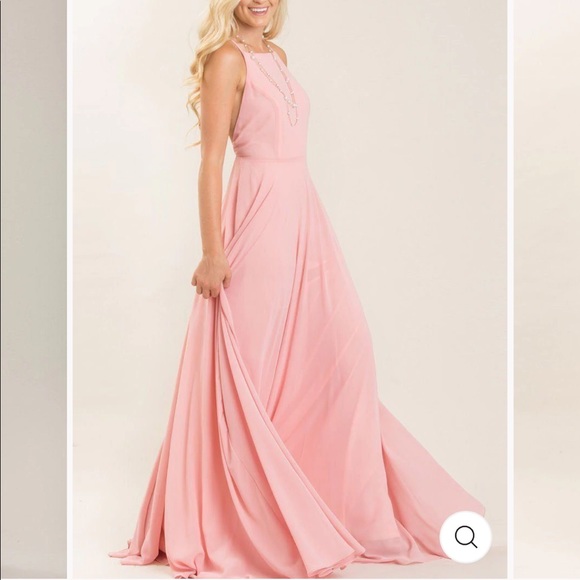 💅🏻NWT!💅🏻 “Emma Flowy Maxi Dress” in CORAL. Sz L. Wedding! Prom! Gala! - Picture 6 of 13